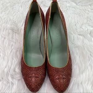 Staccato Brown Hay Ehko2 Pumps Size 39 Leather